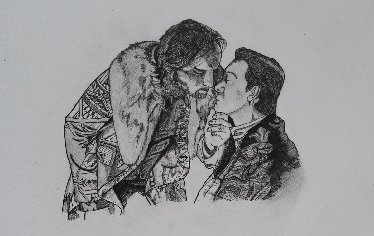 ArkhadiaBlack's tweet photo. After countless hours of work, finally succeed to finish inking this drawing. Love these two! :) @GregBryk @Shawndoyle
#GregBryk #CobbsPond #SamuelGrant #ShawnDoyle #Frontier #Sobbs https://t.co/5iQleQKMWA