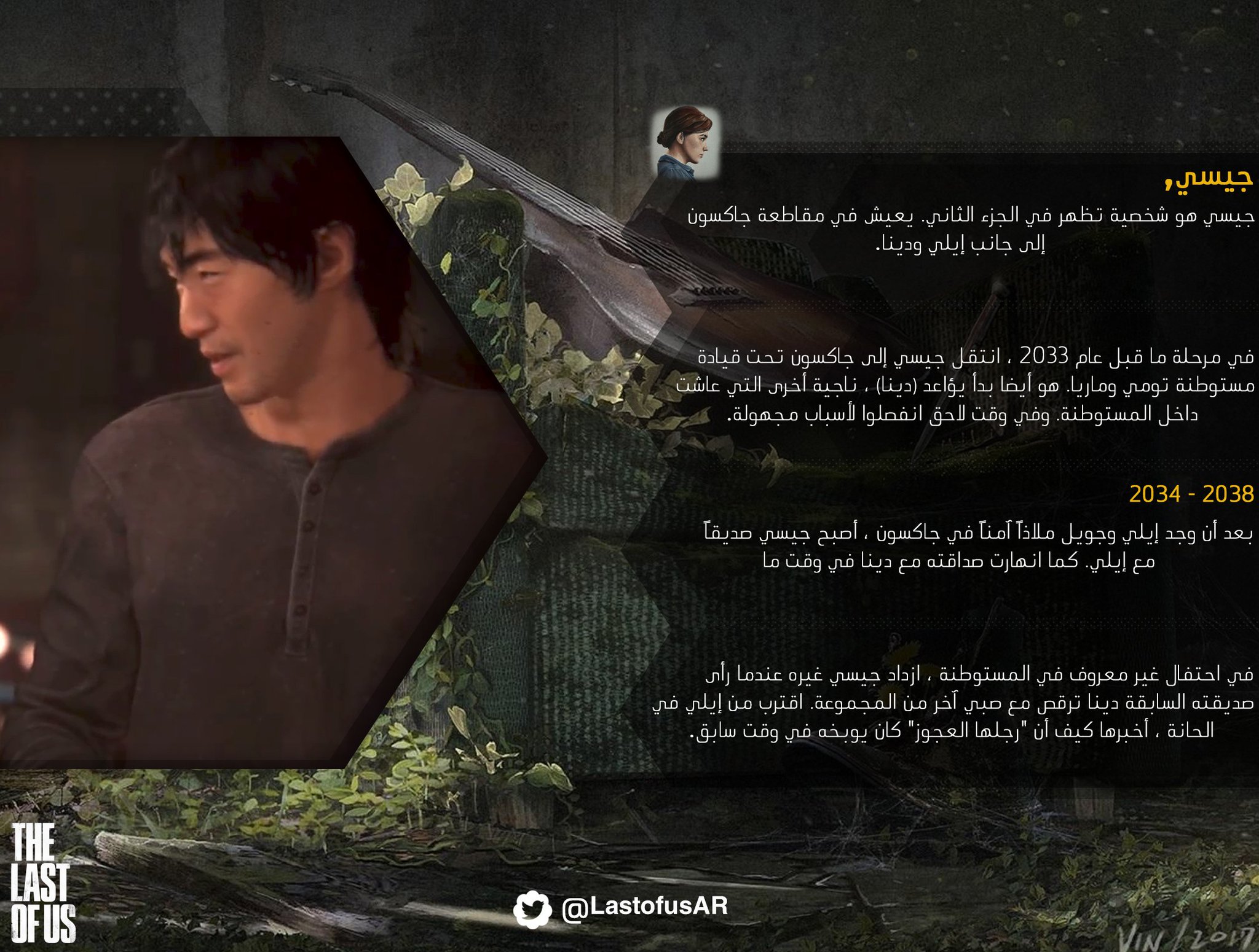 Naughty Dog بالعربي בטוויטר شخصيات الجـــزء الثاني من ذا لاست اوف اس جيسي Thelastofuspartii