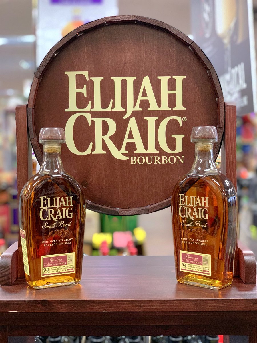irliquor's tweet photo. Taste the balance of #richflavor and full body when you pour yourself a glass of #ElijahCraig Small Batch #Bourbon! The signature #warmspice and subtle #smokeflavor make Elijah Craig the perfect bourbon to enjoy during the cold #winter months. https://t.co/hsRyumI7o5