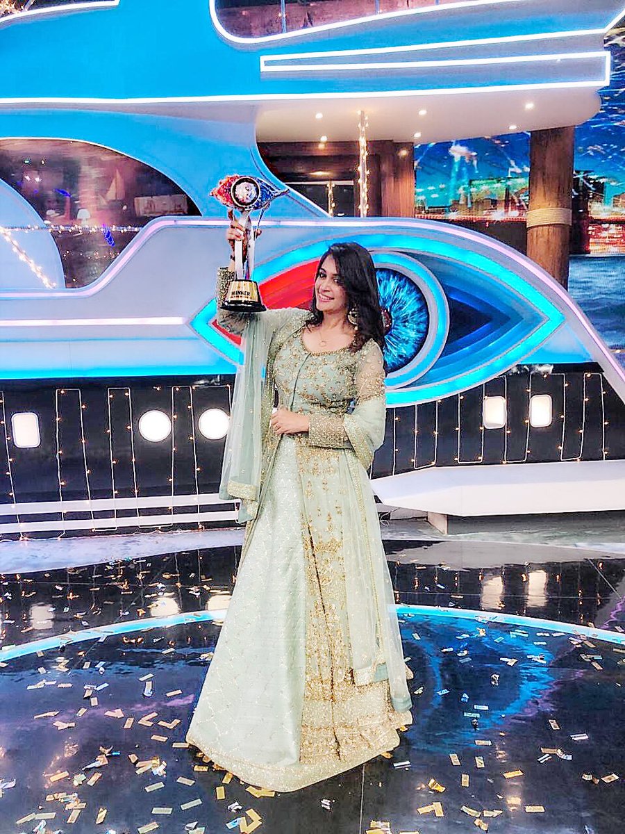 Iam_VikasGupta's tweet photo. Here is your Winner of #BB12 @ms_dipika you have made all of us proud ❤️ congratulations @sreesanth36 @DeepakThakur767 @KVBohra &amp; @RomilChaudhary5 you all were superb and made a superb final five 😊 https://t.co/OpNoASQVce