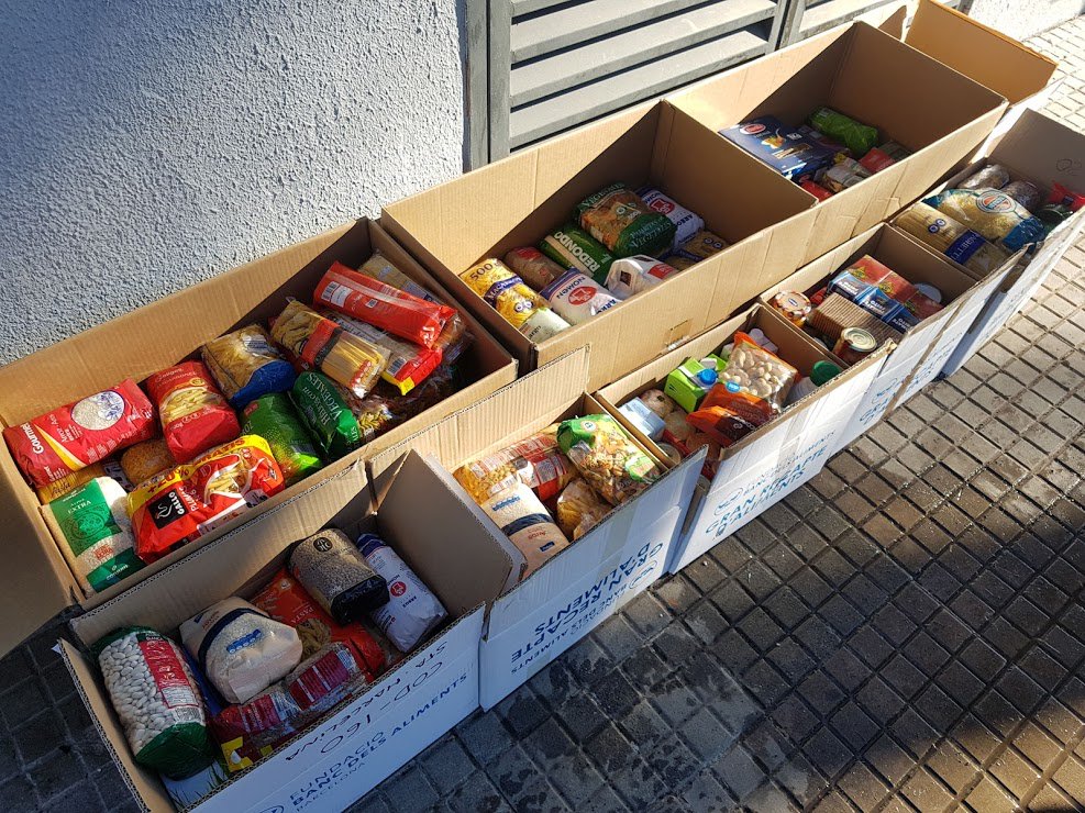 CERDANYOLAFC's tweet photo. El I Torneig Benèfic del @CERDANYOLAFC ha estat un èxit, s'han recollit aproximadament uns 200 Kg. de menjar. Gràcies a tots per la vostra col·laboració. @FCF_CAT #solidaris #cerdanyola #cerdanyolafc #torneigbeneficcfc #bancdealiments #cappersonasensemenjar 💚💚⚽️⚽️ https://t.co/QOoRxjcmJI
