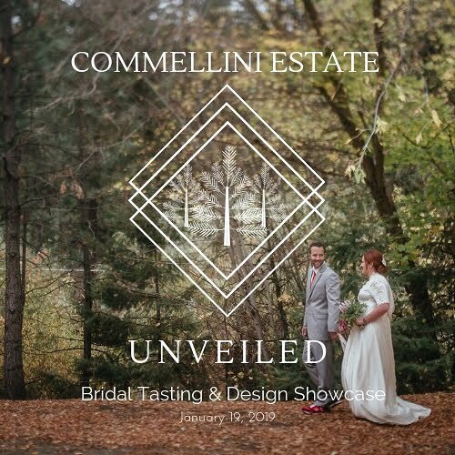 Commellini's tweet photo. Commellini Estate's Unveiled Bridal Tasting &amp; Design Showcase on Saturday January 19th from 1PM to 4PM.⠀
⠀
All Commelini Couples &amp; Potential couples are invited. Come get some event planning checked off that to-do list with our Event Professionals wh… https://t.co/8Pl7gSMNSw https://t.co/f46cO0VonV