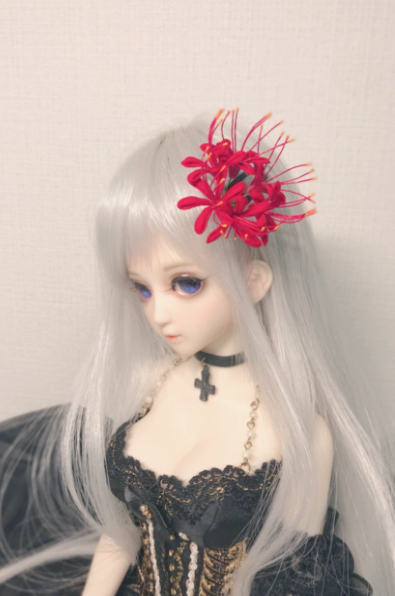 リムノ (@limnobium_doll) on Twitter photo 先日ラヴィさん(<a href="/LaVie_de_Luxe/">ラヴィドリュクス🎀吉祥寺PARCO4階閉幕🎀誠にありがとうございました🎀Au revoir❣️</a>)にてお迎えさせて頂きました、彼岸花の髪留めを今日やっと撮影できました…!
キルシュお嬢にクリスマスプレゼントとして献上致しました。本当に綺麗で良く似合う…… 先日ラヴィさん(<a href="/LaVie_de_Luxe/">ラヴィドリュクス🎀吉祥寺PARCO4階閉幕🎀誠にありがとうございました🎀Au revoir❣️</a>)にてお迎えさせて頂きました、彼岸花の髪留めを今日やっと撮影できました…!
キルシュお嬢にクリスマスプレゼントとして献上致しました。本当に綺麗で良く似合う……