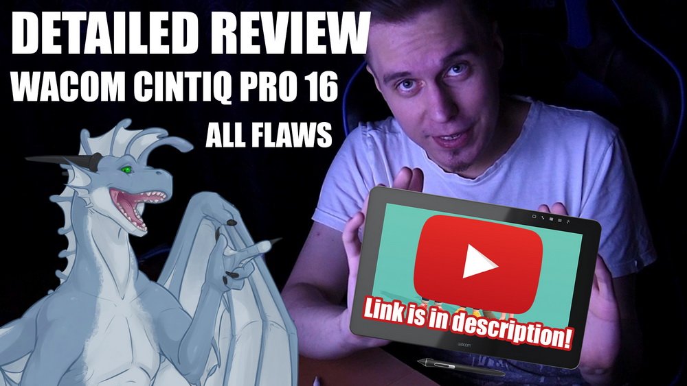 Honest review of poor @Wacom Cintiq Pro 16. All flaws named, but with a bit of commendation. Please, spread.

youtu.be/dRBq1efmQHE

Oh yeah, Wacom, thanks for those 2 top-tier MobileStudios Pro 16 that i had to return: strong lags and overheating up to 90°С+ on BOTH x) "Best"~