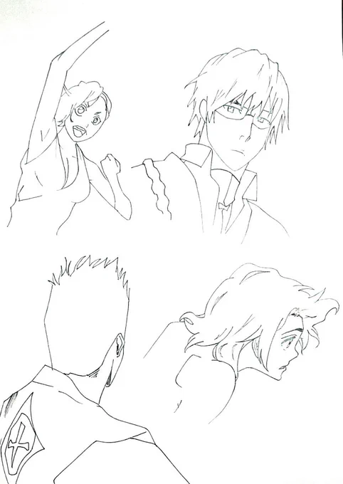 BLEACHの模写練習その3です!! 
