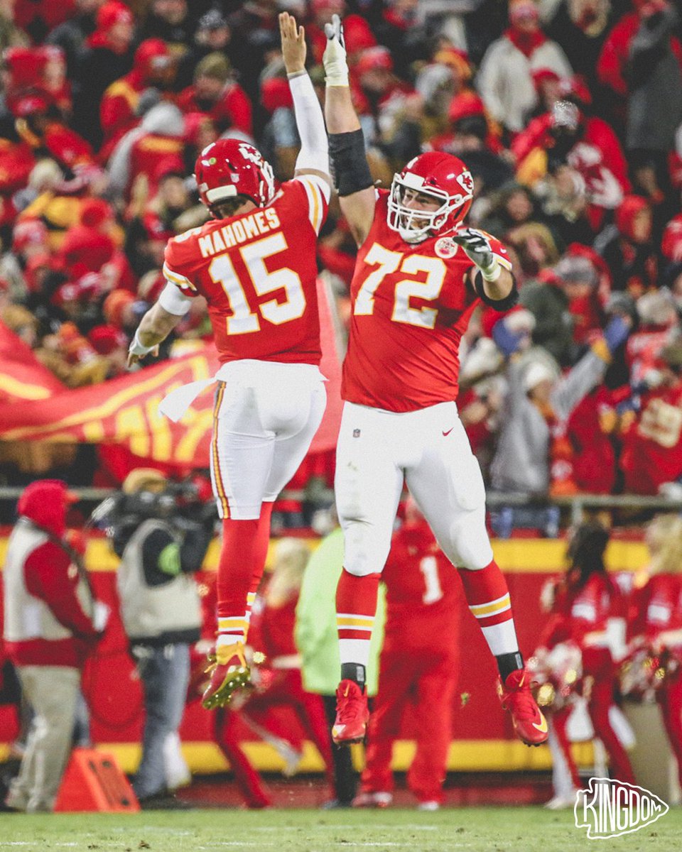 Chiefs's tweet photo. We are the first team in NFL history to score 26+ points in each game of the season.

#ChiefsKingdom https://t.co/pcsUhxTyvE