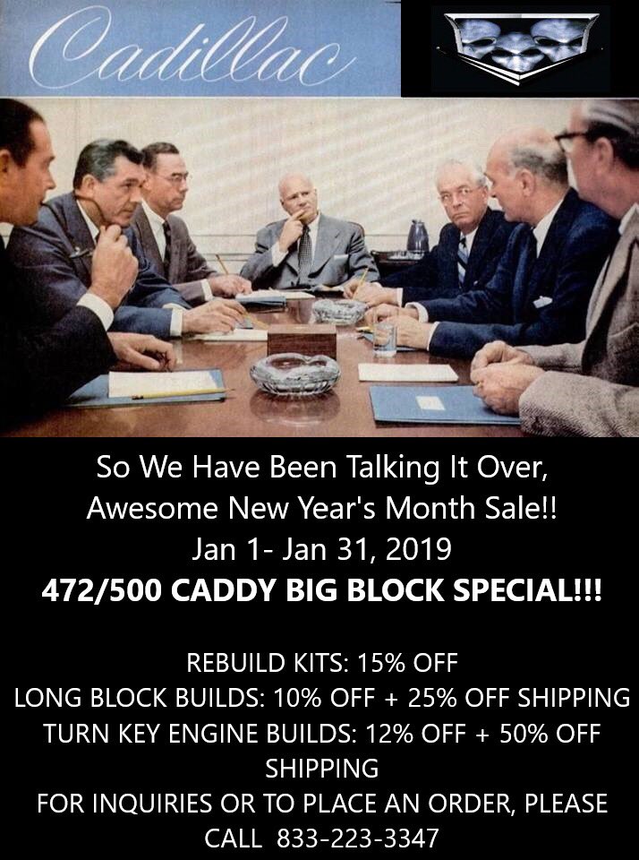 CadillacHP's tweet image. We Have Been Talking In the Office About Some Awesome Deals We Could Offer For The New Year &amp;amp; This Is What We Came Up With!! #EngineBuilds #NewYearNewYou 
cadillachighperformance.com/collections/st…