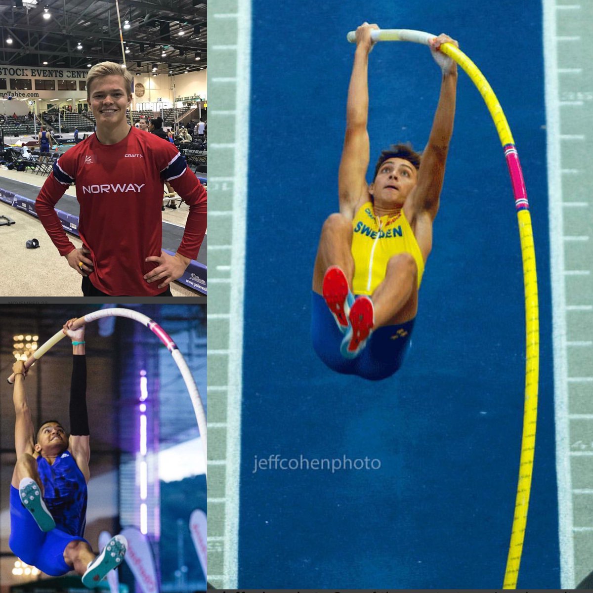 19 days! S/O to some incredible 19yr old vaulters. 2/3 are #PVSummit alumni <a href="/mondohoss600/">Mondo Duplantis</a> &amp; <a href="/sondre_pv/">Sondre Guttormsen</a> Maybe w/enough ❤️ we can get @emmanuelkaralis to come to Reno for a showdown?#PVS2019 #polevaultsummit #polevault #pvnation #tracknation #u20 #BornToFly #FlyManoloFly #friidrett