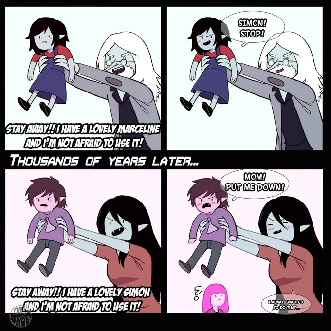A CUTE WEAPON! 

#AdventureTime #comics 