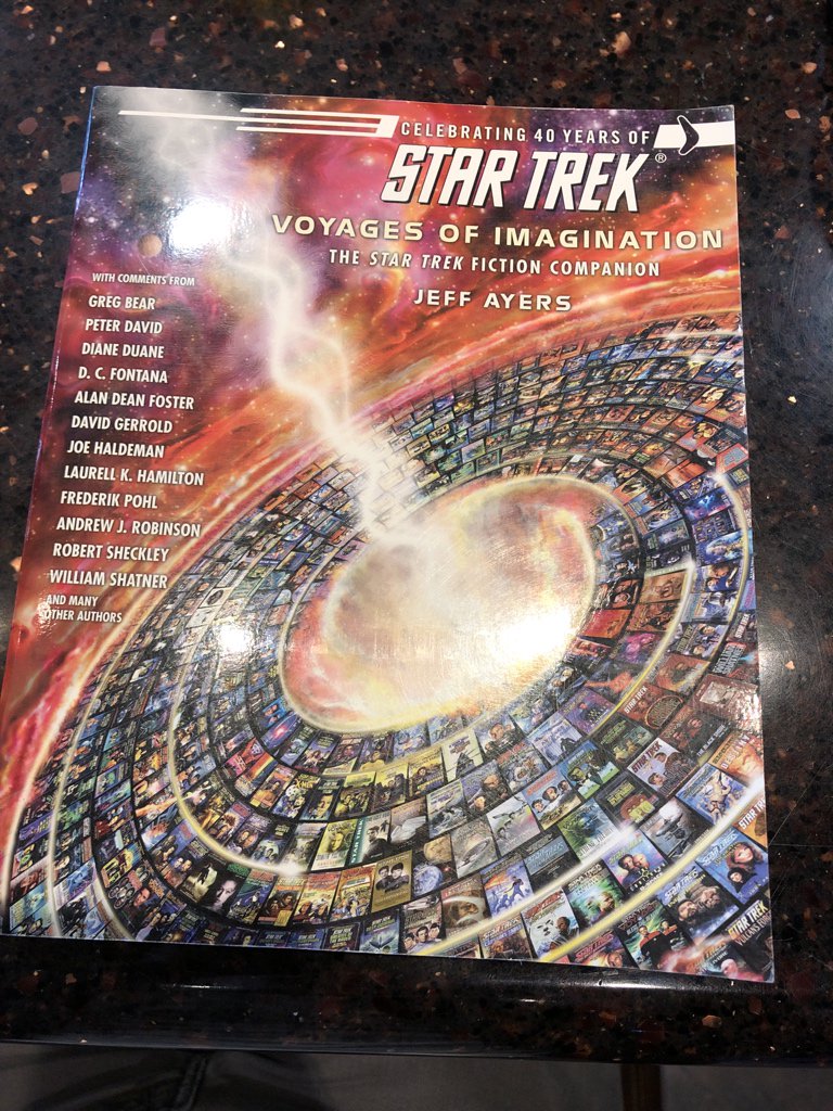 ReadingTrek's tweet photo. Made a great find today at a local used bookstore. Only $7! What’s been your best Star Trek find? #StarTrek #books #ReadingTrek https://t.co/FP186rIag9