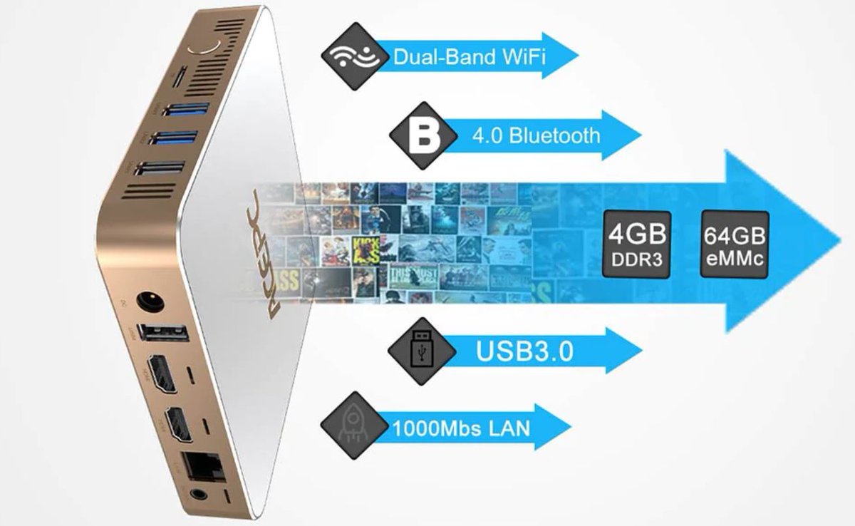 AndroidSmartTV's tweet image. $146.99 #ACEPC AK7 #MiniPC powered by #Intel #ApolloLake processor (#Promo) #Gearbest #Deal #flashsale #ACEPCAK7 more details here: androidtvbox.eu/146-99-acepc-a…
Buy on @TheGearbest 👉 bit.ly/2EUJyhD