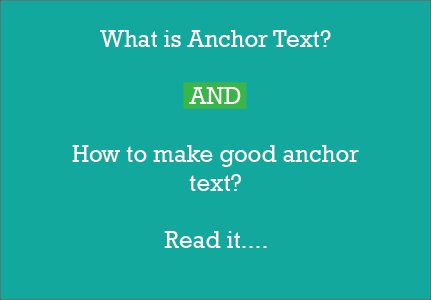 What is HTML Anchor Text - seooper.com/?p=4438