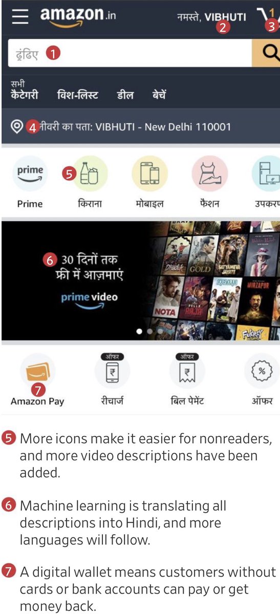 EricBellmanLAT's tweet photo. Amazon is rerouting its supply chains, redesigning its app and rewriting its algorithms to accommodate a massive new market: Rural India.   https://t.co/uZKX1aQl7y https://t.co/qSpFj9ZHF7