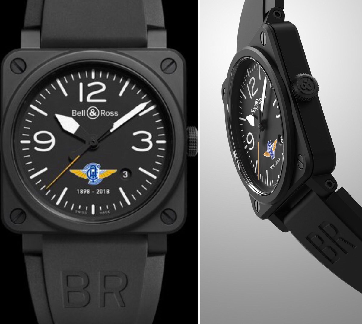 AeroclubFrance's tweet photo. [Partenariat] @BellRossWatches propose une édition limitée : la BR 03-92 Black Matte #AeCF aux couleurs et avec l'emblème historique @AeroclubFrance ! #BellRossWatches #watchbeyond
À commander avant le 31/01/19
[site et mot de passe sur demande par DM] #avgeek https://t.co/zY8T3EQHvM