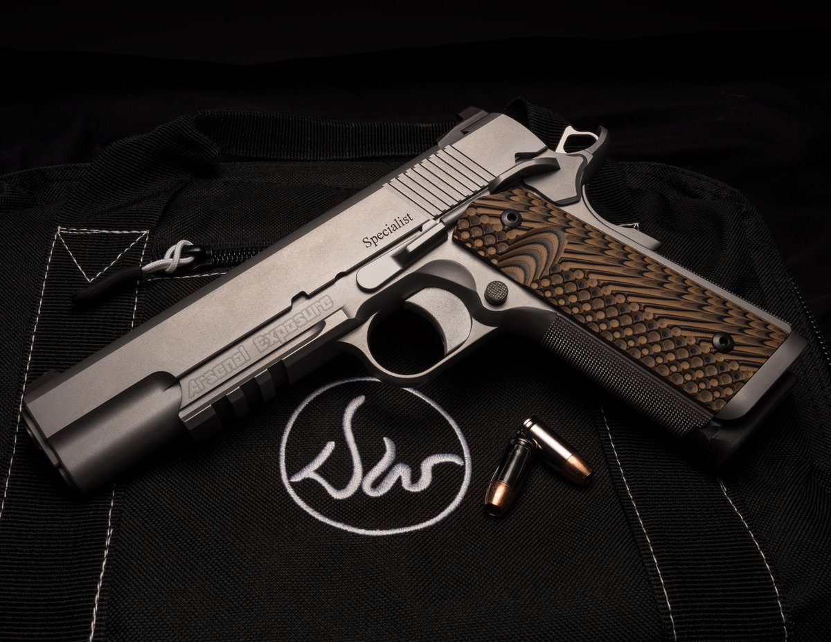 ArsenalExposure's tweet photo. DAN WESSON SPECIALIST STAINLESS MATTE 9MM https://t.co/0Y5LAkszmi