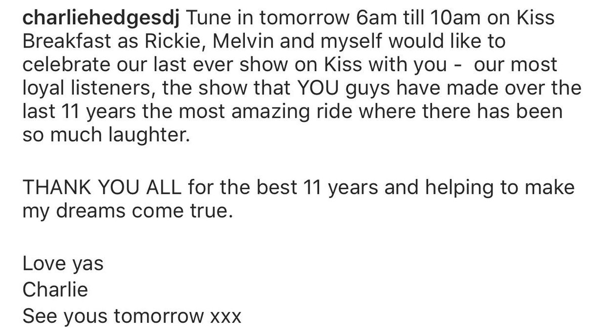 charlie hedges tweet media