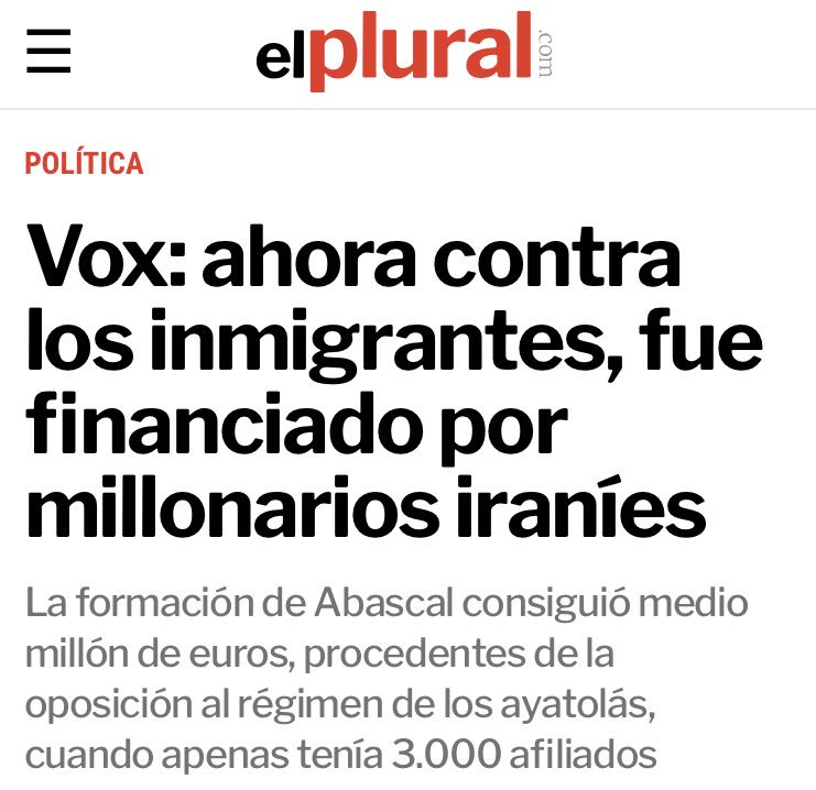 gabrielrufian's tweet photo. Pongo aquí estas dos cositas de Camps y de VOX que igual hoy no han tenido tiempo de explicarte en la tv. https://t.co/D8Z0QDz44d