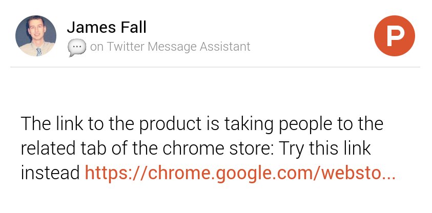 James Fall (@jamesfalluk) on Twitter photo My thoughts on Twitter Message Assistant on <a href="/ProductHunt/">Product Hunt 😸</a> producthunt.com/posts/twitter-… My thoughts on Twitter Message Assistant on <a href="/ProductHunt/">Product Hunt 😸</a> producthunt.com/posts/twitter-…