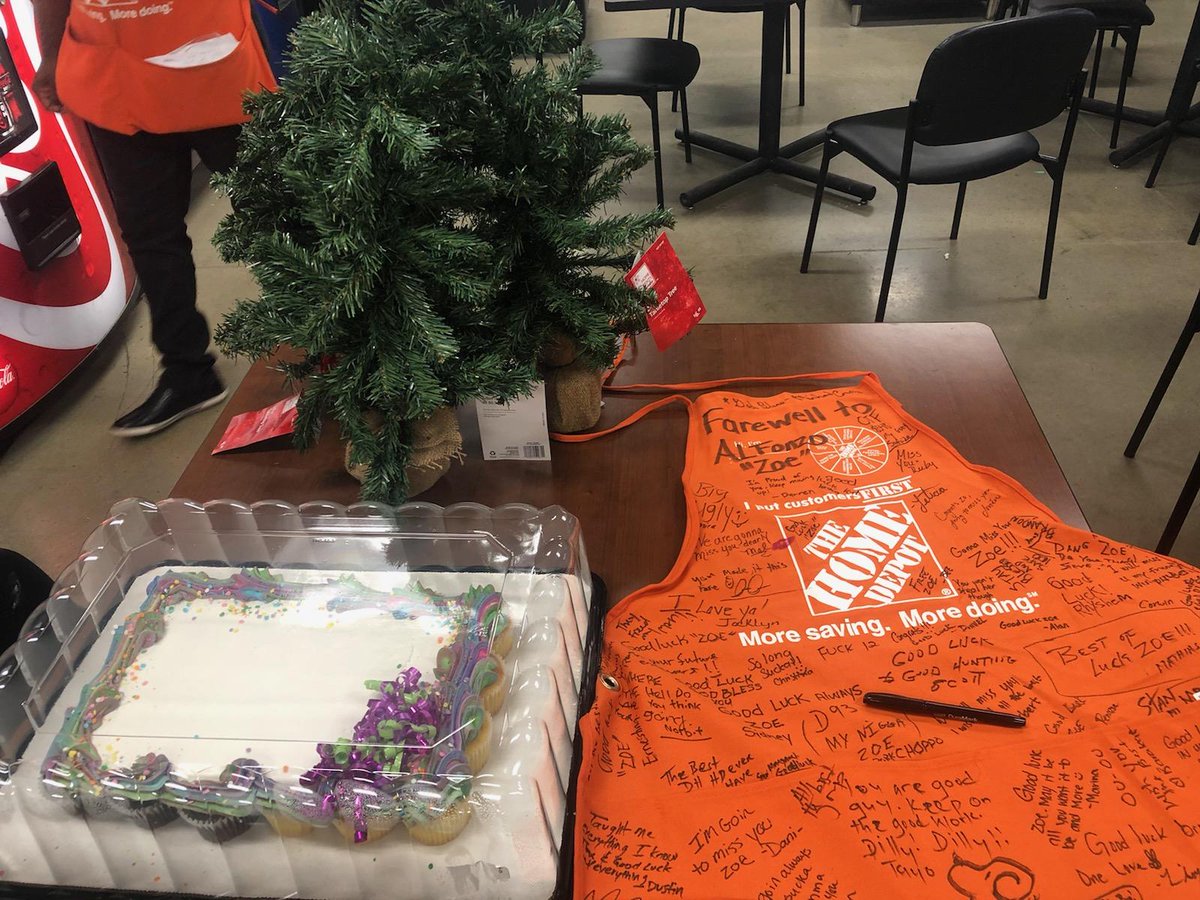 8548VOA's tweet photo. Wanna give a special shout out and thank you to Zoe our Department #25 supervisor for his excellence work effort and dedication to Home Depot and #8548 You will truly be missed we wish you the best @dba @DawnSeibert  @MaddieMancia @stephgrodsky @shaqie_129 @Arleshia2562 https://t.co/VgAziN5guN