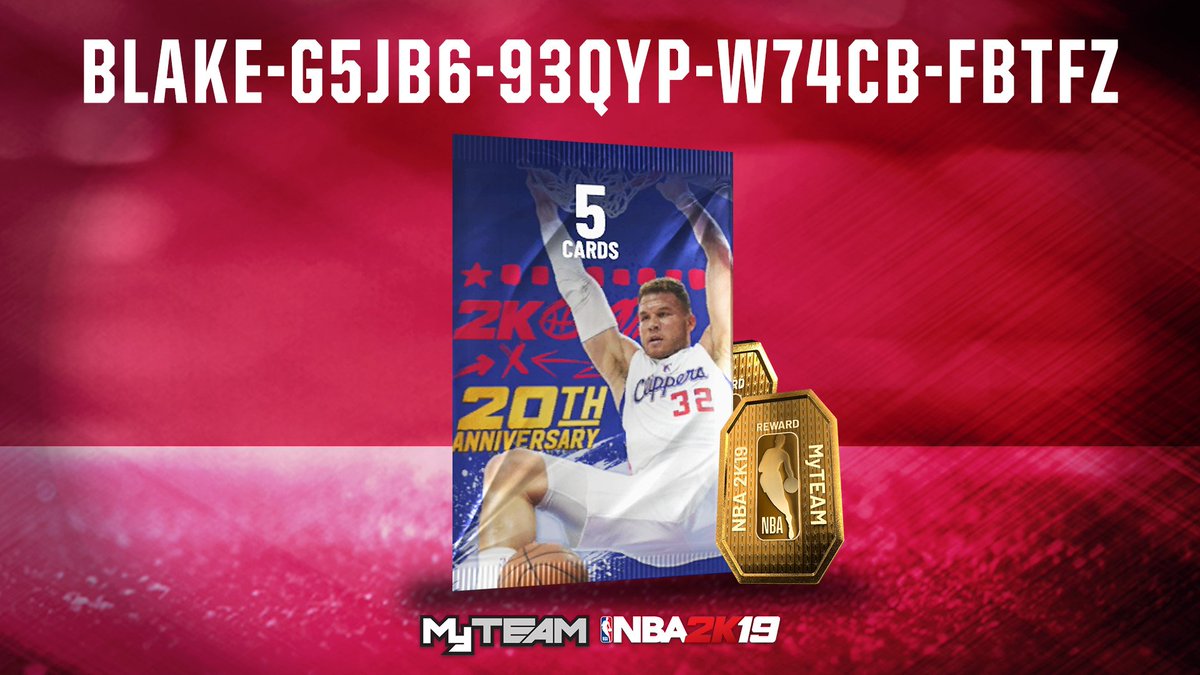 RonniesCode's tweet photo. #lockercode Grab your shot at a #BlakeGriffin 20th #Anniversarypack, #mt or #tokens. #Code is available for 1 week
For More #lockercodes2k19 #LOCKERCODES #NBA2K19 #VC #MT #tokens
👉Follow Us
👉Like & RT
#HappyNewYear All https://t.co/FWJbUVfRAl