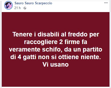 wincris's tweet photo. #Stop #strumentalizzare #disabili. Non sono #manipolabile. Sono una dirigente nazionale del #PopolodellaFamiglia - #PdFMarche e ieri ho #partecipato #attivamente all'attività di #RaccoltaFirme, per ottenere il #Redditodimaternita. Una #Donna al #postogiusto al #momentogiusto #RdM https://t.co/ZOMZfGcwpO