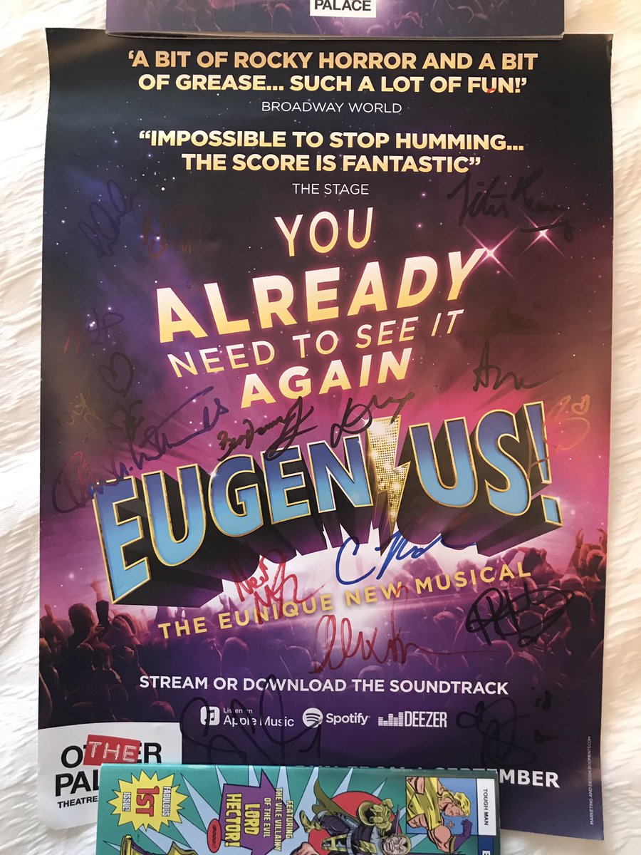 EugeniusFans's tweet image. New Year Giveaway! 

Who would like to own a cast signed @eugeniusuk poster? Like &amp;amp; Retweet this post to enter! 

Please vote for all things Eugenius at awards.whatsonstage.com 

We’ll pick a winner on New Year’s Day 2019 ⚡️Good Luck!

#eugenius #goeugenius