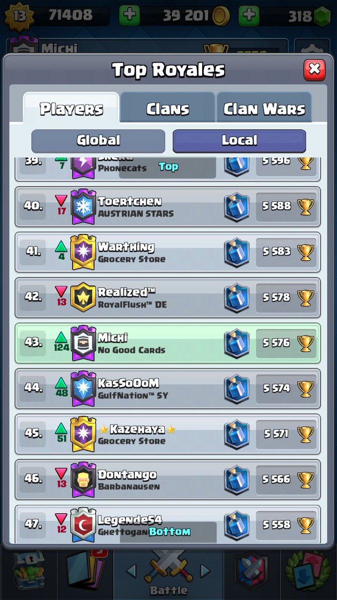 TryhardingM's tweet photo. Reached Master III for the first time today and only 2 days ago i hit Master II, also for the first time ever. Pretty proud of myself. Btw: I'm f2p
@ClashRoyale @nickatnyteYT @ChiefPat @CWA @OJeveryday @MOLT_YT @SurgicalGoblin @CamaroBroGaming @GaladonGaming https://t.co/JjJbHwvEKd