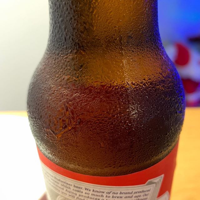 Look at that bottle! 363/365 #budweiser #kingofbeers