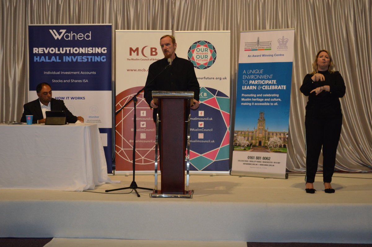 MuslimCouncil's tweet photo. In October, we hosted Our Mosques Our Future Manchester inviting 400 delegates to share best practice and discuss mosque management, stronger governance, the role of women, youth engagement, and media training, all around the theme #PeopleNotBuildings https://t.co/KQyJI1vyW7
