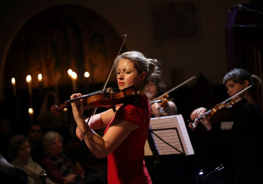 TunedInLDN's tweet photo. Some great pics from our last #concert, this one #classical, taken by #AnneHeslop. @Harrietviolin &amp; the #CeloniatusEnsemble treated us to a superb performance earlier this month to welcome in the #Christmas season. #Vivaldi #Piazzolla @emily_doolittle #SE16 #StMarysRotherhithe https://t.co/GOpo3Nxz80