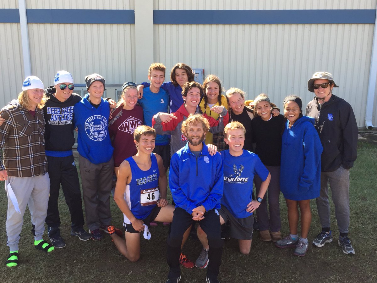 DeerCreekXC's tweet photo. DCXC started post-season w/ bang hosting COAC conference meet &amp; once again sweeping all 4 divisions for 4th time this season!!!! Weather was beautiful, course was perfect &amp; times were jaw dropping fast! 19:32 top 5 avg for V girls &amp; 16:24 top 5 avg for V boys! Incredible day! https://t.co/LtWUEVr9xk