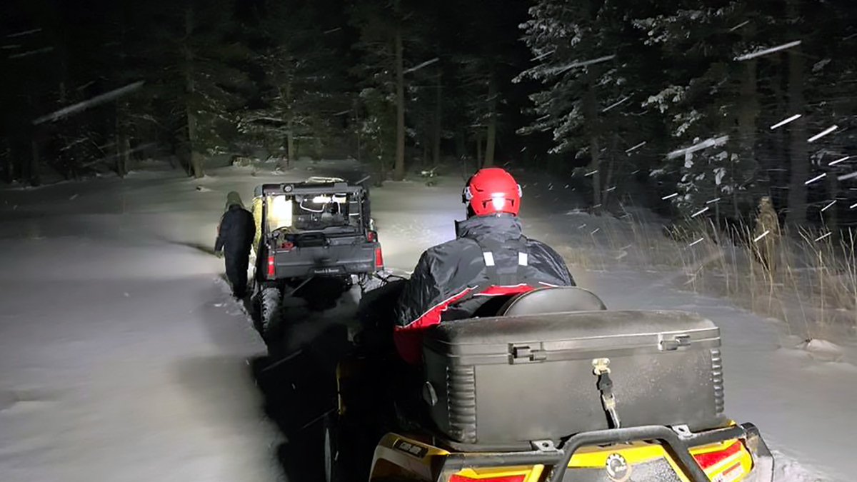 Volunteers from Mesilla Valley Search and Rescue in Las Cruces, New Mexico, braved blizzard conditions the night of Dec. 27, 2018, to look for Cutter Rogers, 36, of Carlsbad, New Mexico, and his three children who went elk hunting Christmas Eve in the Sacramento Mountains of Lincoln National Forest about 25 miles east of Alamogordo, but had not been heard from since. (Photo: Mesilla Valley (N.M.) Search and Rescue)