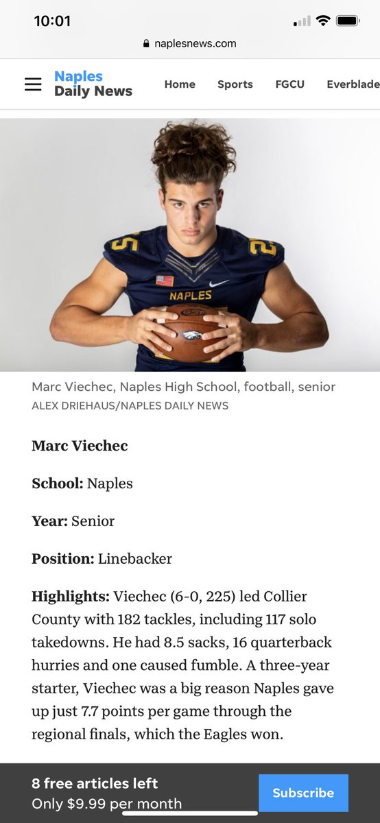 marcviechec25's tweet photo. Defensive player of the year finalist ✅ https://t.co/sbx8N4u2kN