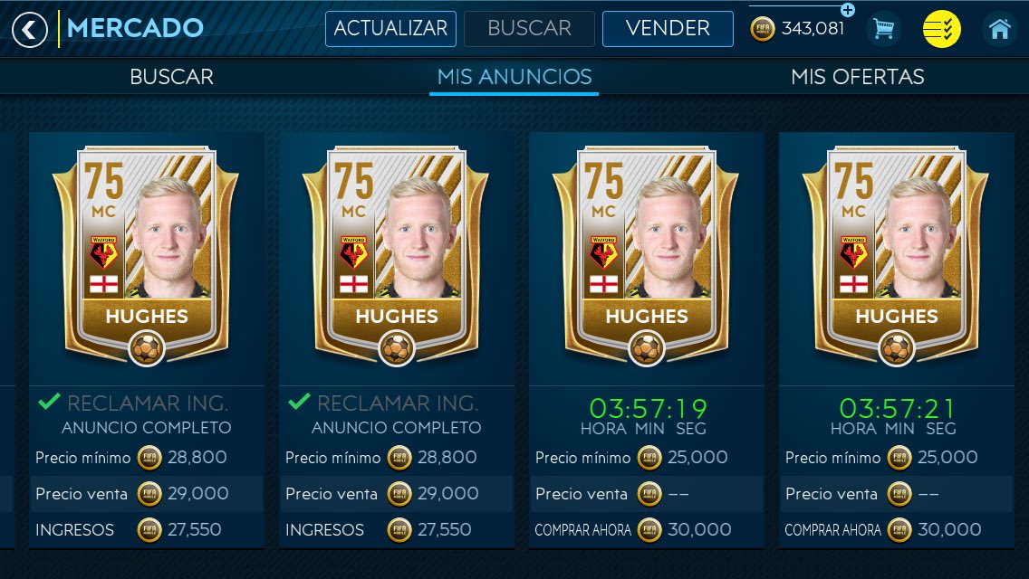YaelYoutuber's tweet photo. @SeiyaLibraGamer @FutbolStarsCF @tutiofifa @alvarez_viactor @fifa_droid RT PORFAVOR COMPREN JUGADORES EN MENOS DE 32000 monedas y los revenden en 40000 pujar y 45000 en compra definitiva tarde o efectivo se van como agua aprovechen https://t.co/XYV5bLZKuj