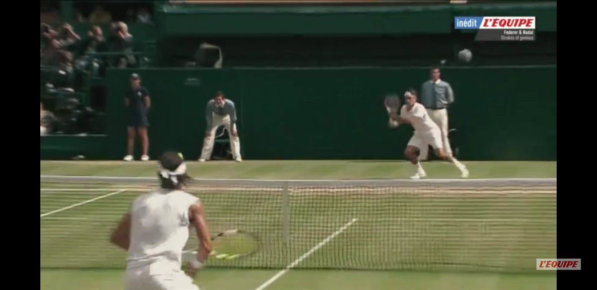 VincentMoire's tweet image. Match de légende. #Wimbledon #souvenir #lequipeTENNIS