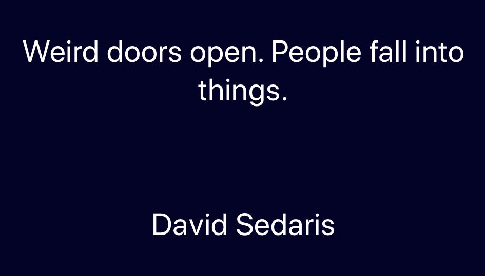 MeganTarnow's tweet photo. The #ThirdDoor is great if you know your destination. But I always seem to go through the #WeirdDoor. https://t.co/fuuvkdJ0Dq