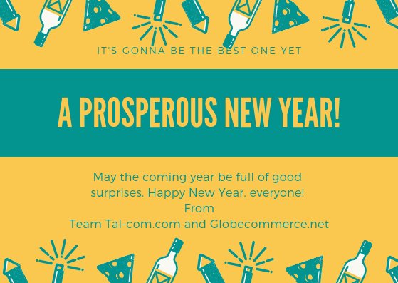 talcomcom's tweet photo. Let's Welcome 2019!
https://t.co/z57z4X1dJw
#NewYearNewHopes #NewYearResolutions #business #CEO #ecommerce2018 #talcom #globecommerce #NewYearsEveEve https://t.co/8vwPaV3JWE