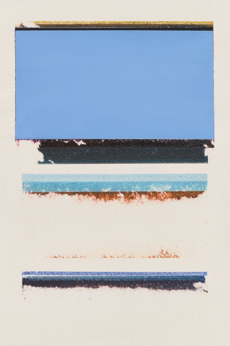 bicyclefineart's tweet photo. Brooklyn artist Christopher Saunders's newest series of works on paper signals a change in tempo and scale, while revisiting his deep love of photography and film. Find out more about his studio visit with Bicycle Fine Art, here: https://t.co/ODfrC99VY7 https://t.co/NwVeQPt1Up