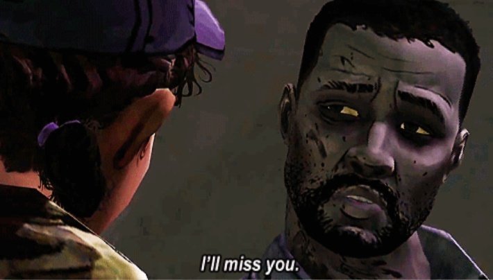 The most heart-rending scene ever..
We have been missing you since you died Lee.
#BirOyunKaresiBırak 
#TWD 
#GameDay