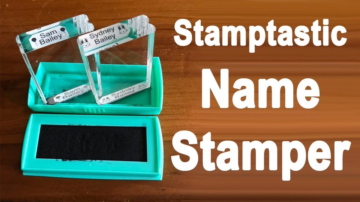 Stamptasticltd's tweet photo. Just how easy is it to use our Name stamps? Here's a little video to show you...
https://t.co/TX42u6mR99 #stamptastic #namestamps https://t.co/MvqaumQANb