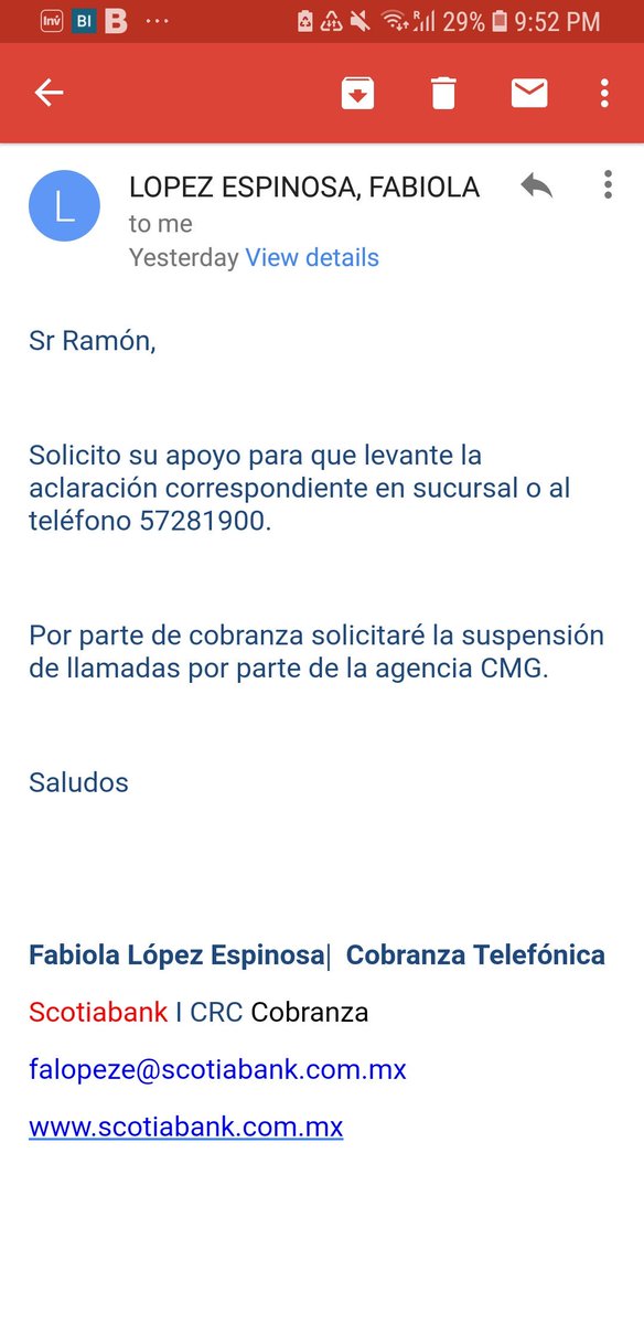 Moncah09's tweet photo. @ScotiabankApoya Jajajaja sin duda el peor servicio el peor Banco, hable al teléfono que me dieron uds y me responden lo mismo de siempre. LADRONES!! @CondusefMX  Solicito de su apoyo  para resolver esta situación https://t.co/vMD6m3INU1