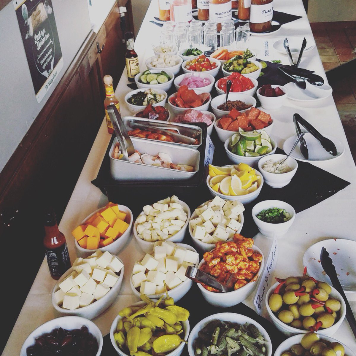 Did you miss the Build Your Own Bloody Bar today?? No worries join us 1.1.19 to celebrate the new year and #nationalbloodymaryday. Available 11am-2pm New Years Day!