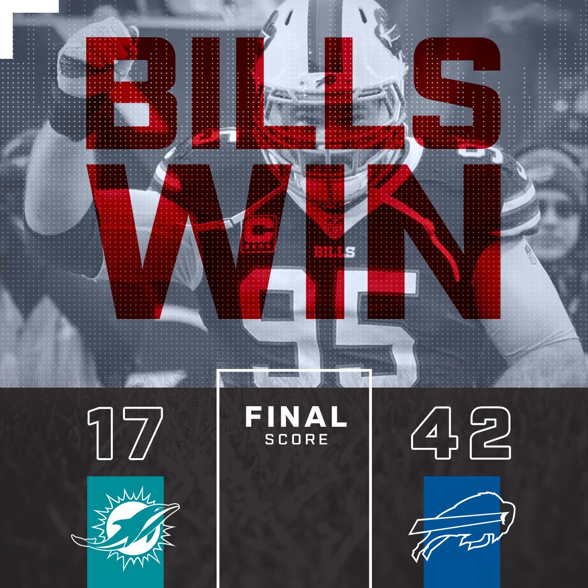 Buffalo Bills on Twitter: "Ended 2018 with a win! #GoBills #MIAvsBUF ...