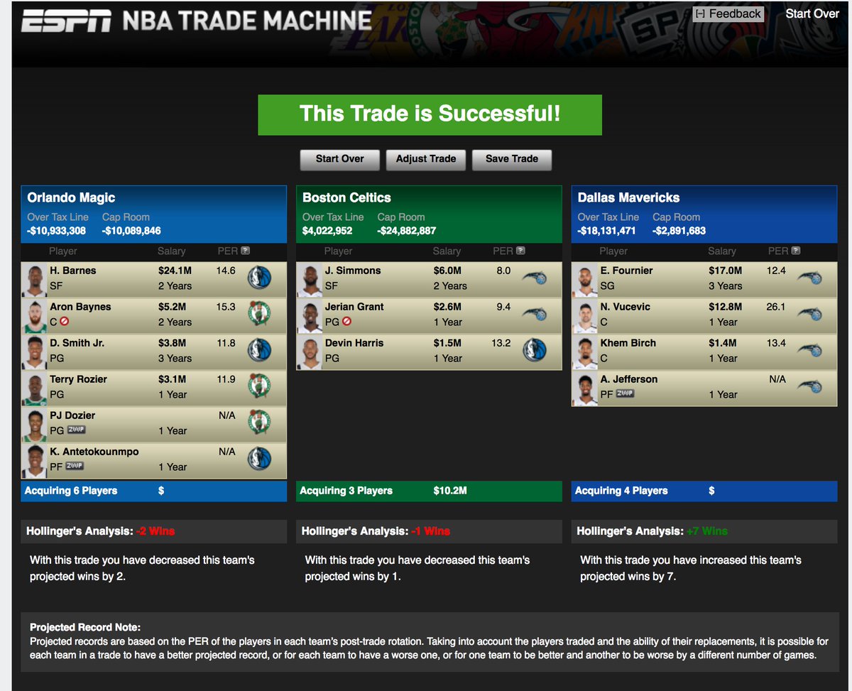 Mobooka's tweet photo. @cigamodnalro what about giving dallas our #1 this year and boston nets #2 and OKC 1st next year. leaves us with two 2nds this year and solves the PG issues. https://t.co/1SF1RJQPmw