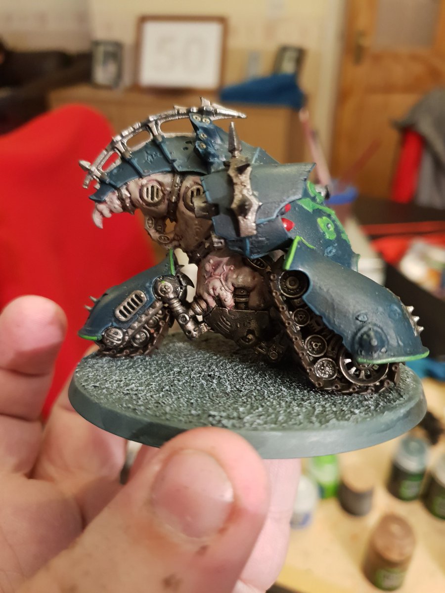 richard_b1's tweet photo. Todays work for #TO6W with the guys @Triumvirate40k i really enjoyed painting this its made me change my army to include 2 more! #warhammer40k #warhammer #Deathguard https://t.co/i9pVJ7JVed