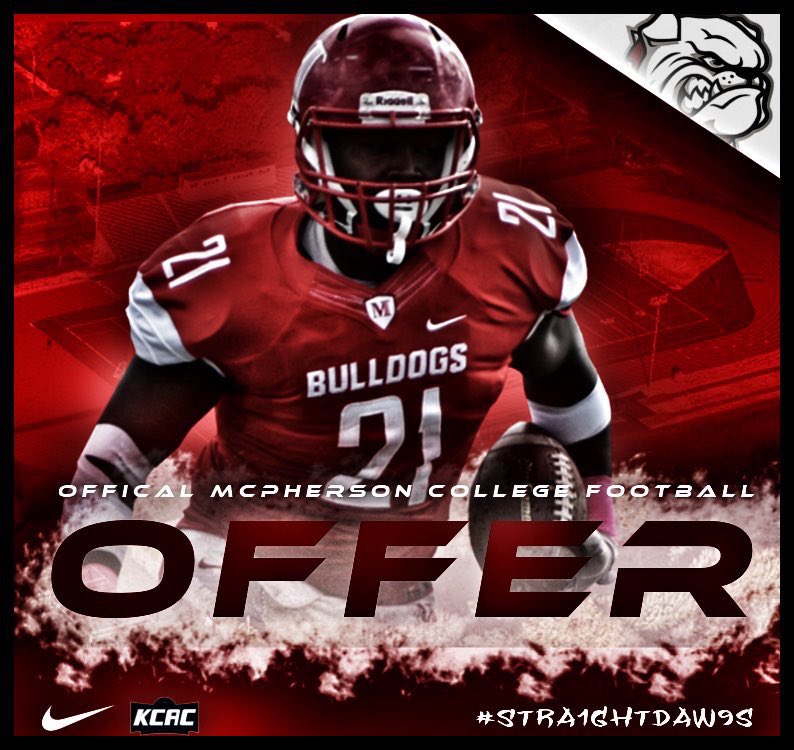 CalvinBanks126's tweet photo. Extremely blessed to pick up my first offer from🙏🏿 @MACBulldogsFB @Coach_EKnight https://t.co/gbzQXjgcmM