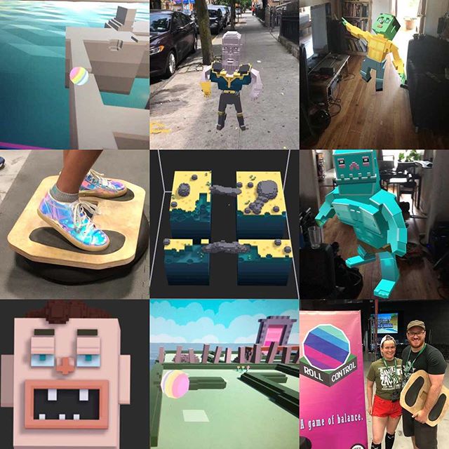 Athomitron's tweet image. My #bestnine2018 - theme this year looks to be colorful voxels, AR and videos of my game #rollcontrol #gameart #gamedesign #gamesdev #gamedeveloper #voxel #voxelart #2018bestnine zpr.io/6QUeK