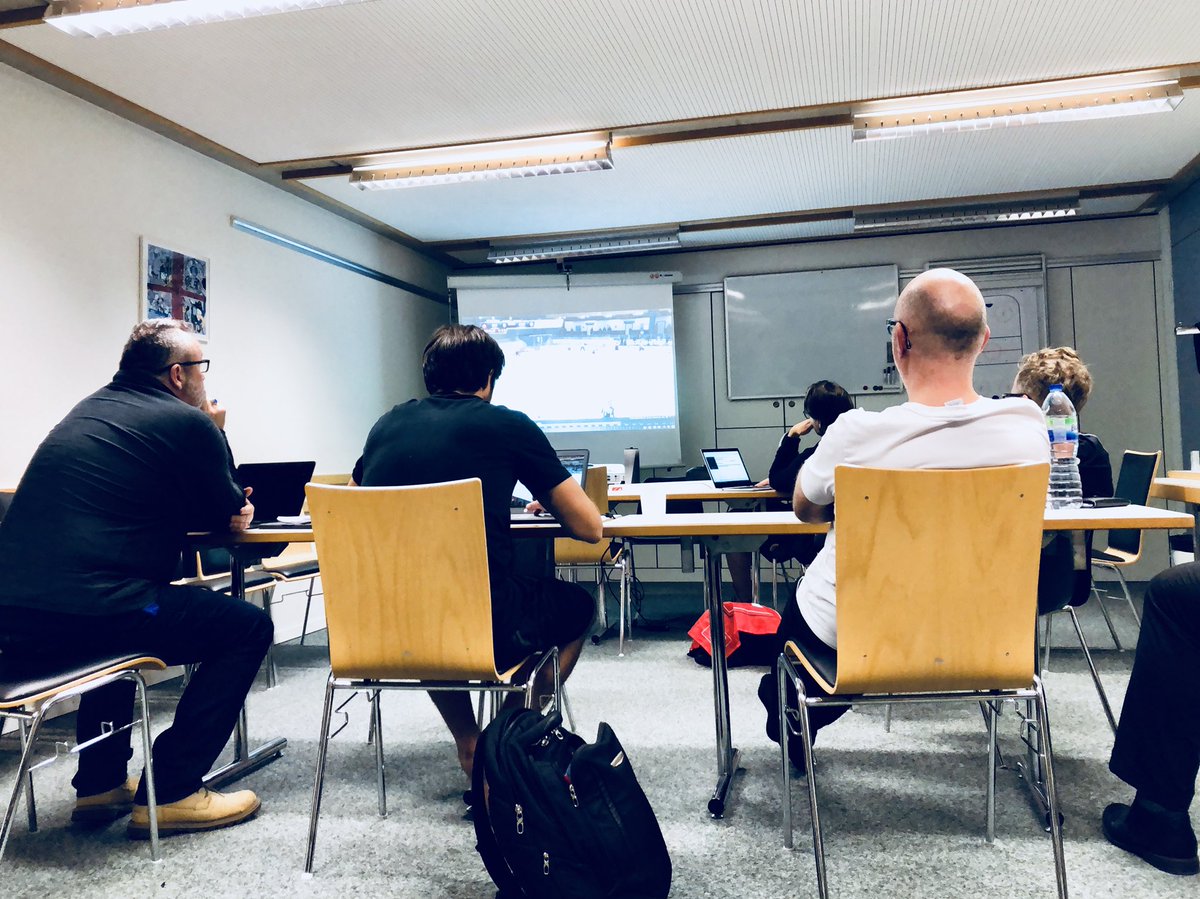 marioxantonelli's tweet photo. Post-game analysis = late shift for the U18 coaches. @SwissIceHockey #funtowork https://t.co/tUKEMEDEc1