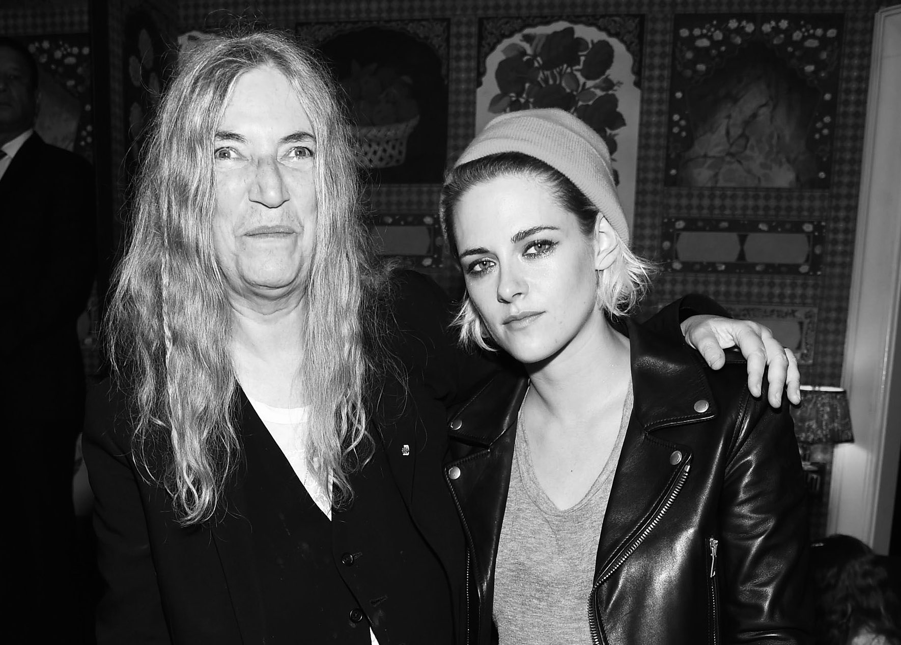 Happy birthday, Patti Smith!   (with Kristen Stewart, 2016 ) 