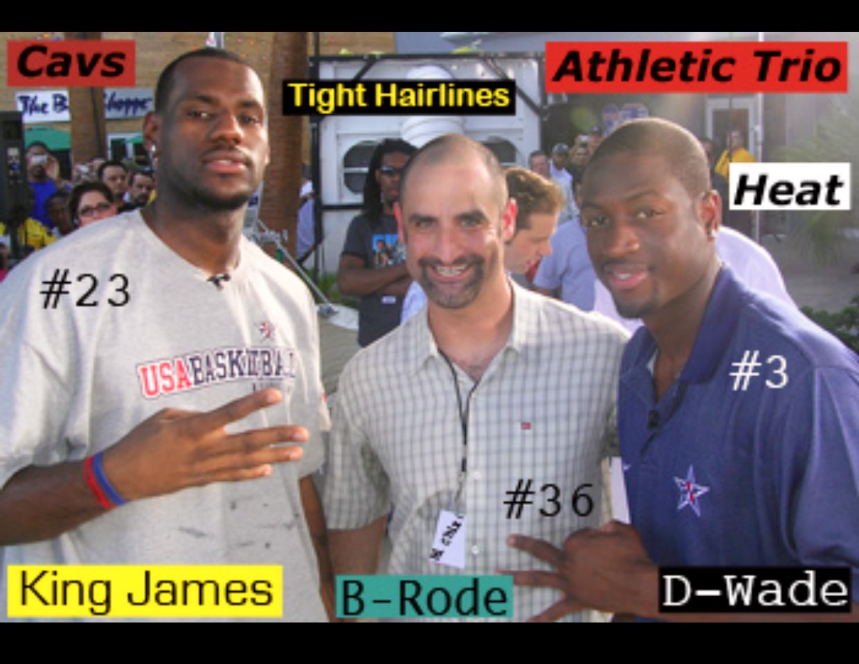 Happy Birthday LeBron James! My middle name is James. 